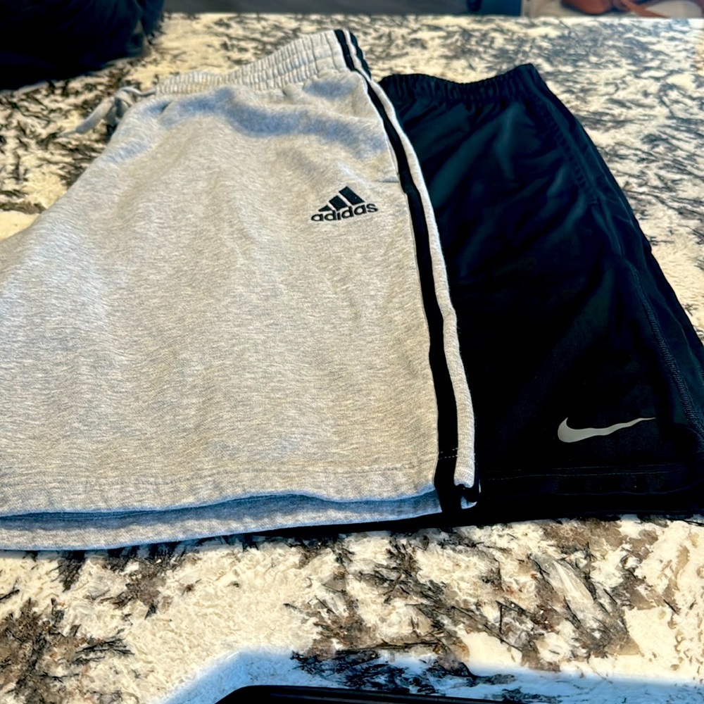Bundle of shorts Nike and adidas